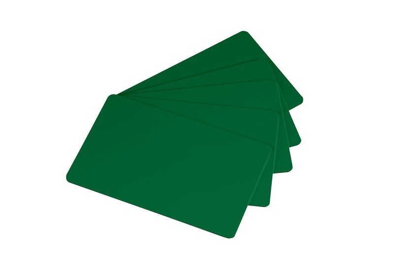 easyIDea Pack of 500 Green CR80 PVC Cards | 30 mil by easyIDea - Image 2
